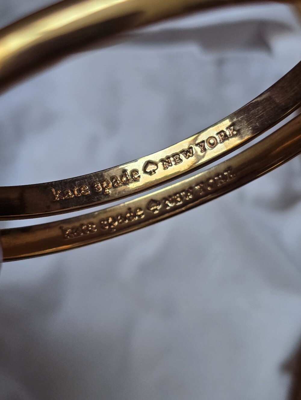 kate spade Gold 2 Bangle Bracelet Set - Picture 3 of 7